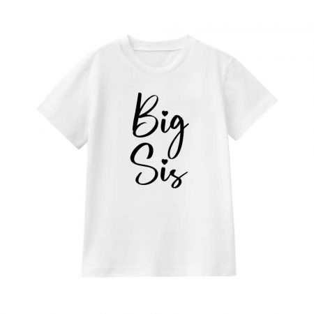 camiseta personalizable big sis JanaBanana