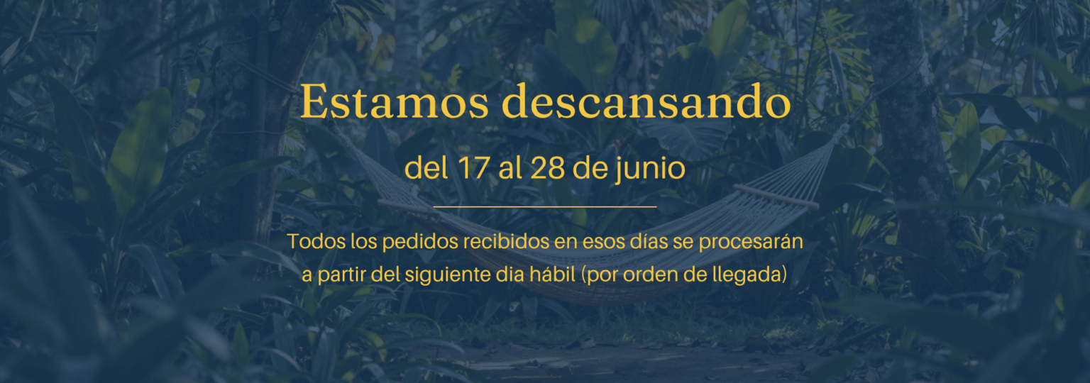 Anuncio de descanso 17–28 junio